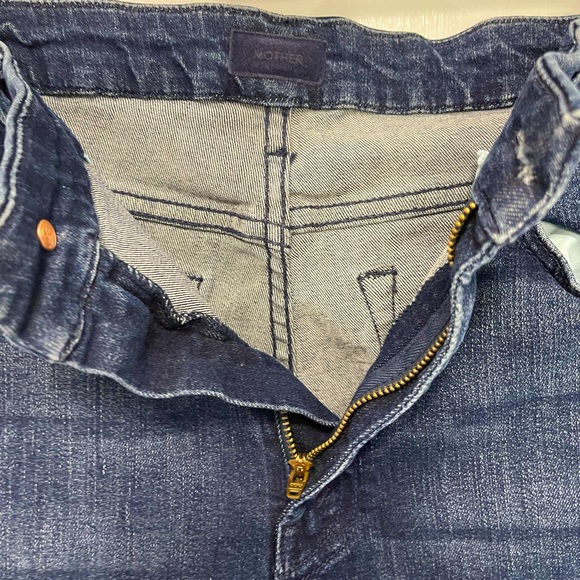 MOTHER The Looker - High Waisted - Here Kitty,Kitty Glitter Racer jeans (sz30) - Picture 4 of 15